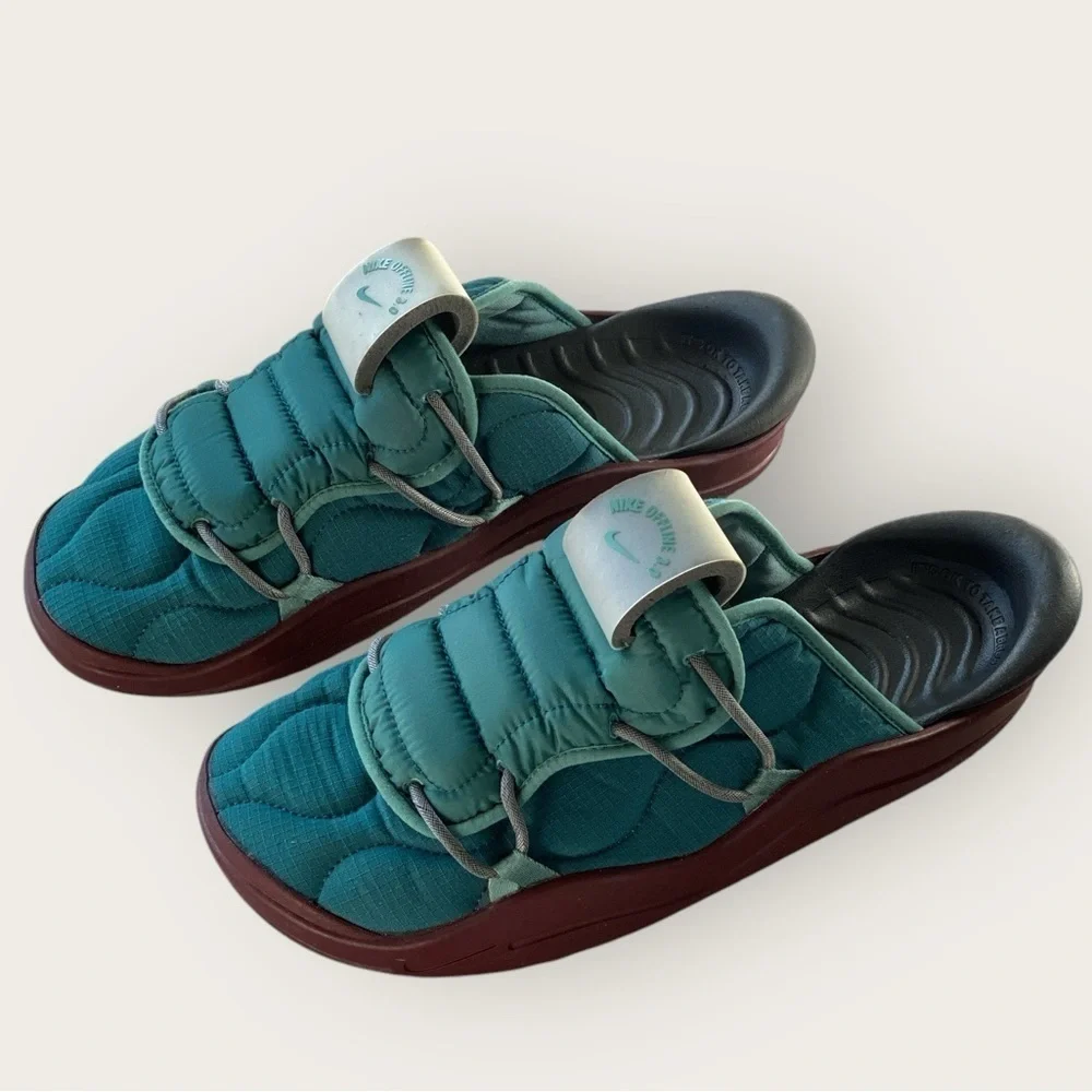 NIKE OFFLINE 3.0 Dark Teal Men’s Size 10.5 LIKE NEW CONDITION 2” Heel Height
